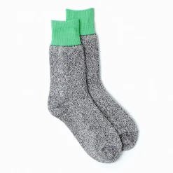 ROTOTO Socks^/ Double Face Crew Socks Silk & Cotton