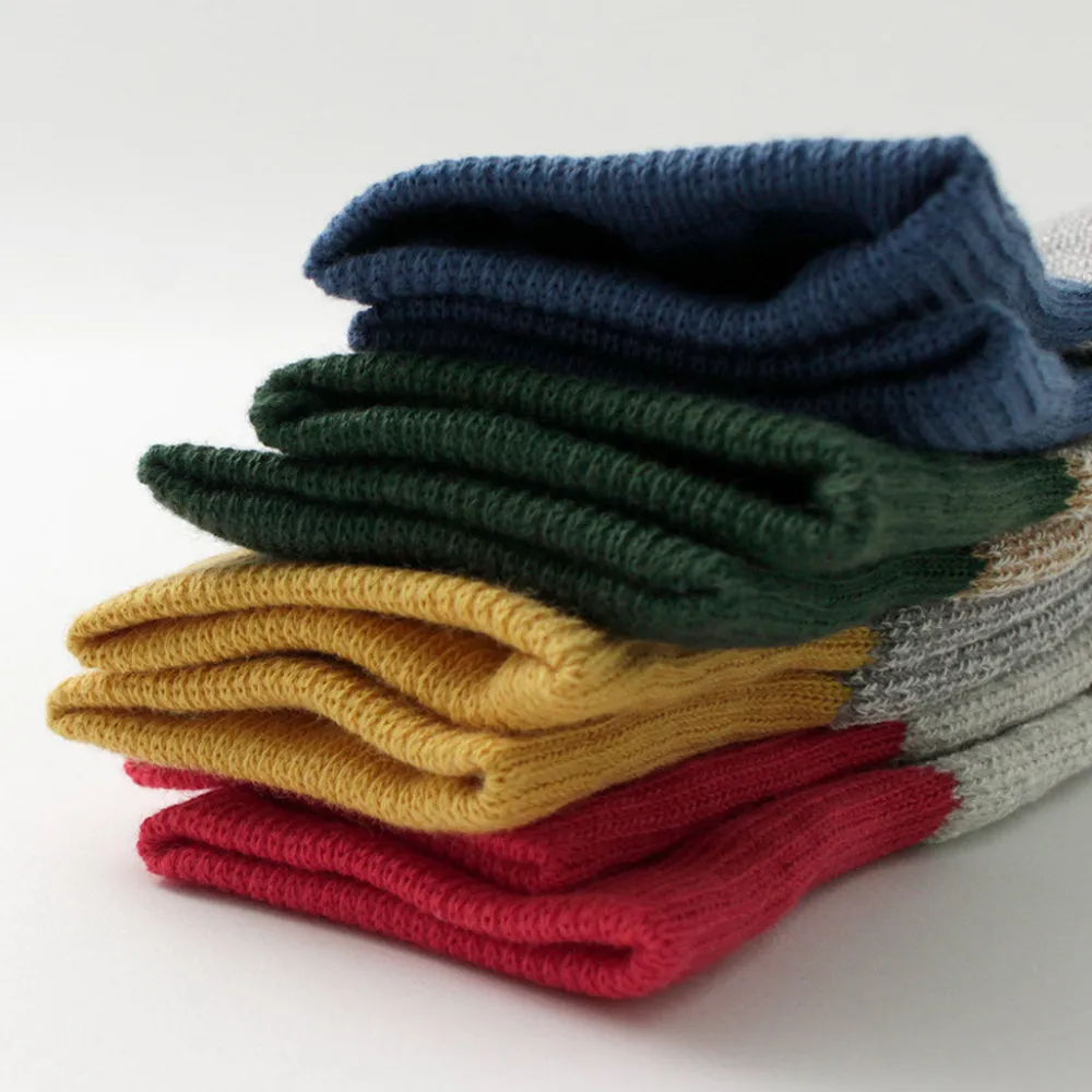 ROTOTO Socks^/ Double Face Crew Socks Silk & Cotton