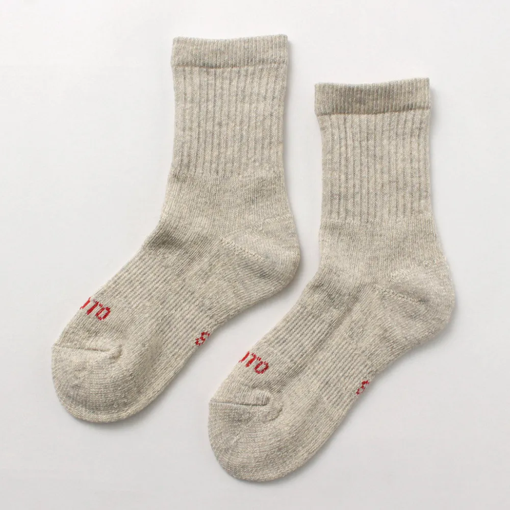 ROTOTO Socks^/ Double Face Mini Crew Socks Organic Cotton