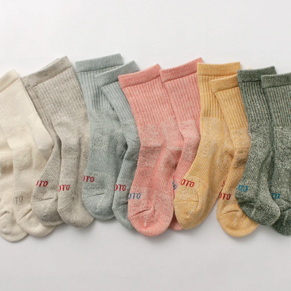 ROTOTO Socks^/ Double Face Mini Crew Socks Organic Cotton