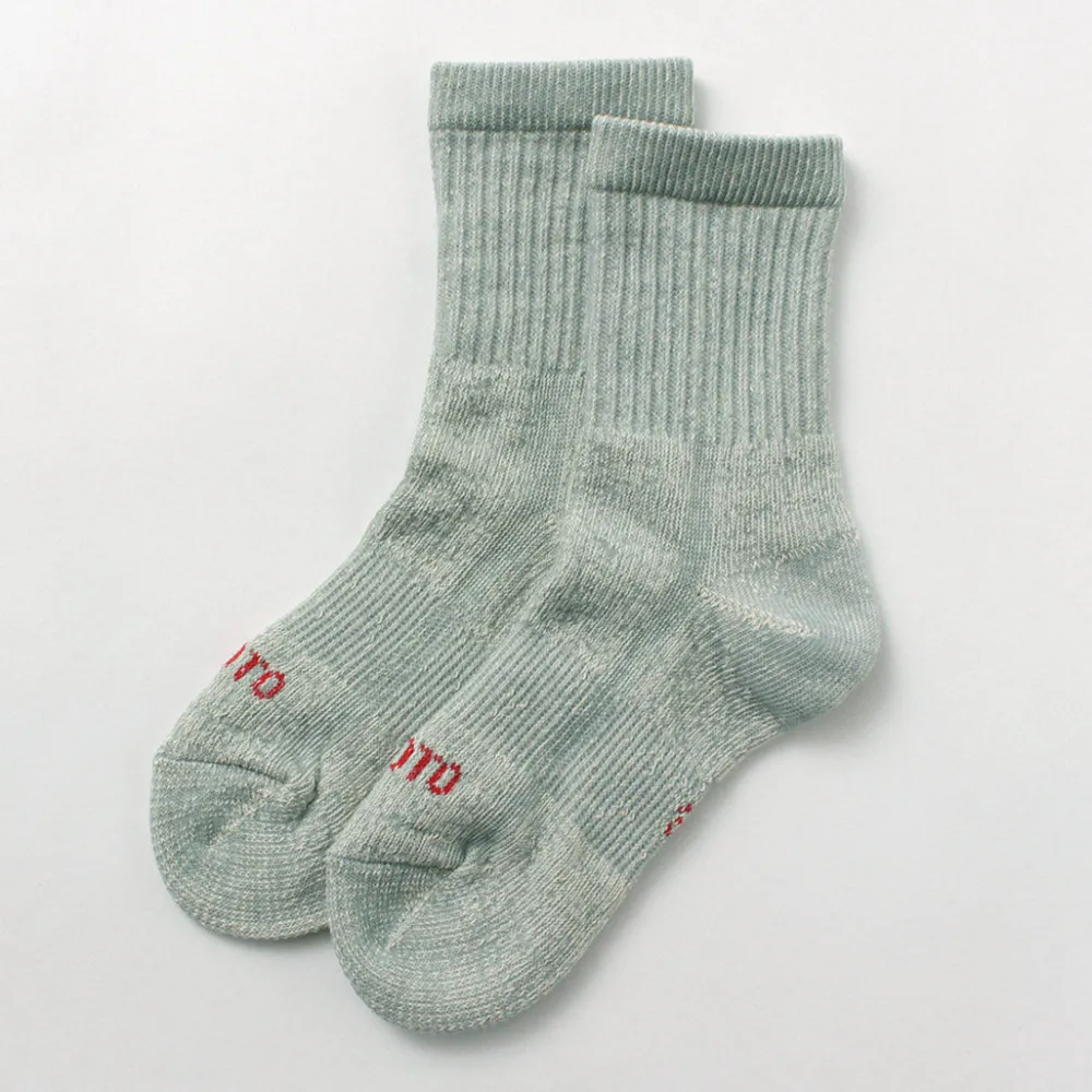 ROTOTO Socks^/ Double Face Mini Crew Socks Organic Cotton
