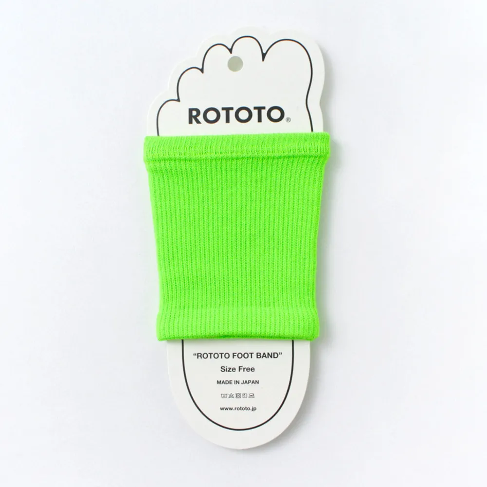 ROTOTO Socks^/ Foot band Neon