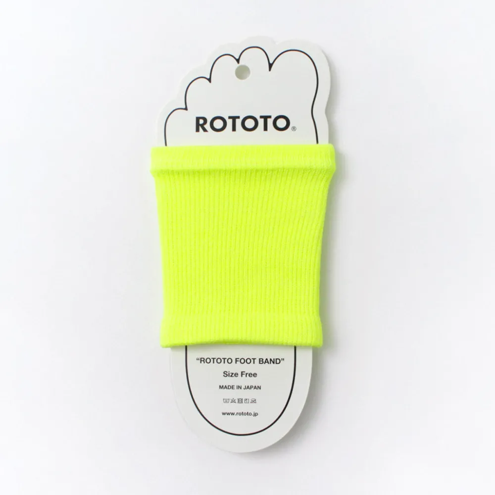 ROTOTO Socks^/ Foot band Neon