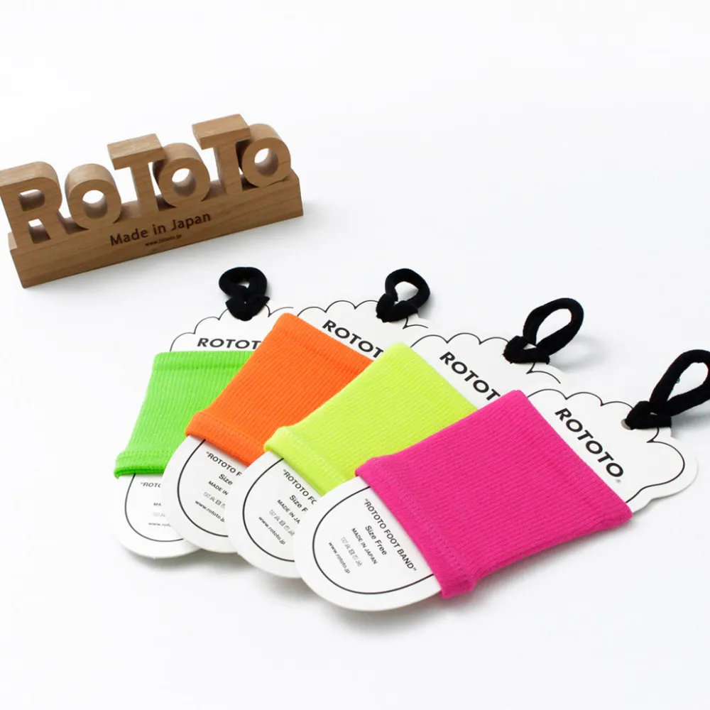 ROTOTO Socks^/ Foot band Neon