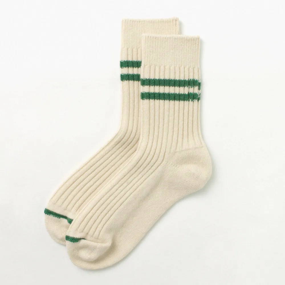 ROTOTO Socks^/ Merino Lambs Wool Striped Socks