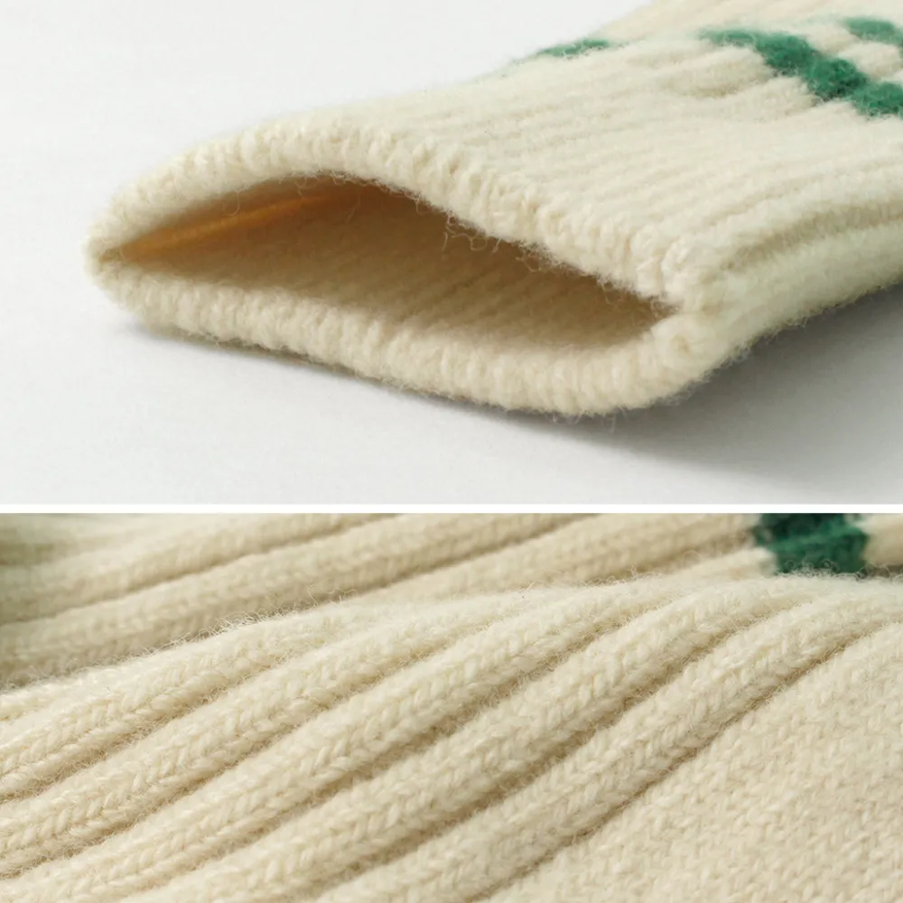 ROTOTO Socks^/ Merino Lambs Wool Striped Socks