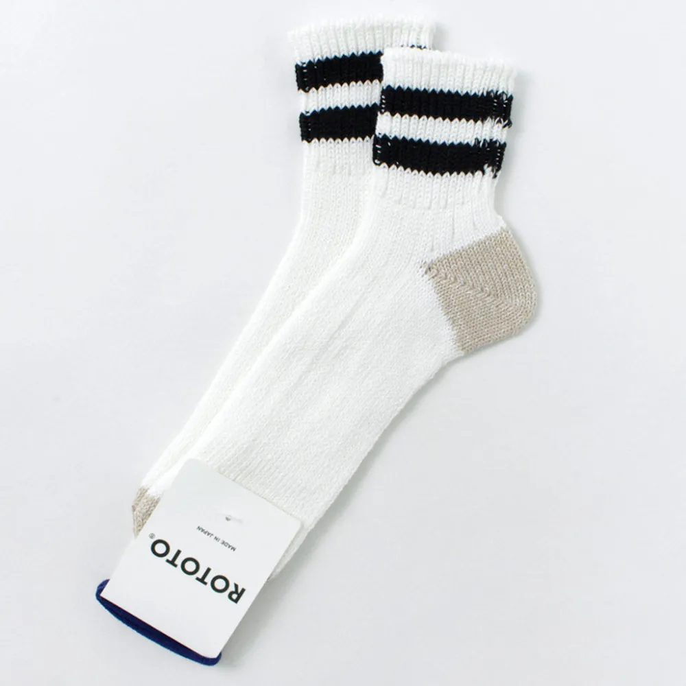 ROTOTO Socks^/ O.S. Ribbed ankle socks