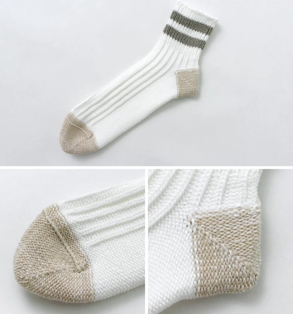 ROTOTO Socks^/ O.S. Ribbed ankle socks