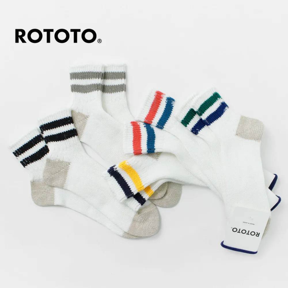 ROTOTO Socks^/ O.S. Ribbed ankle socks