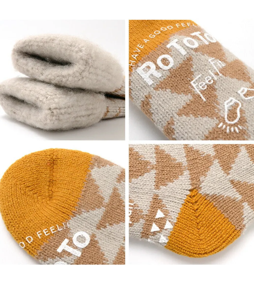 ROTOTO Socks^/ R1179 Comfy Room Socks SANKAKU
