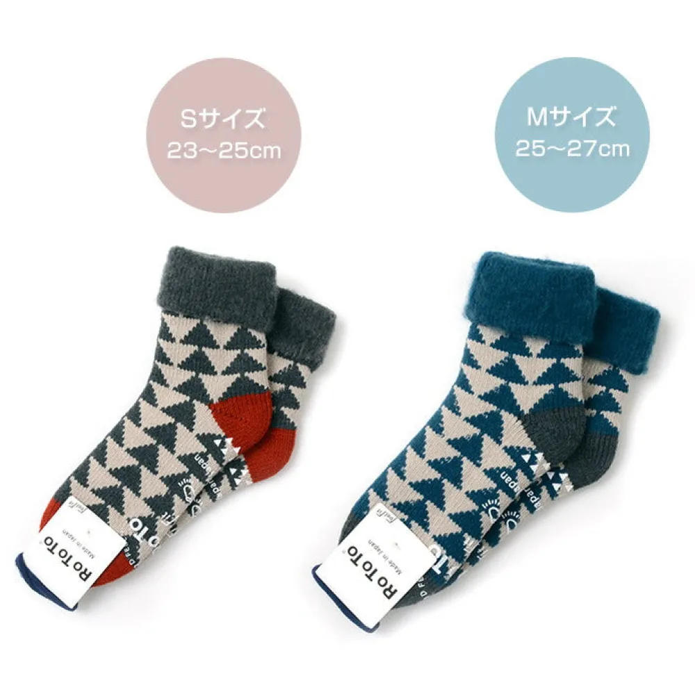 ROTOTO Socks^/ R1179 Comfy Room Socks SANKAKU