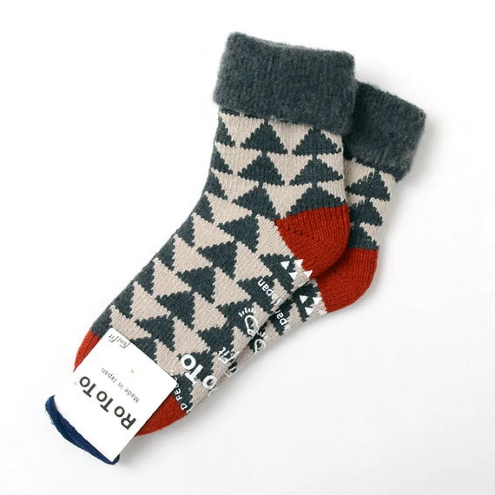 ROTOTO Socks^/ R1179 Comfy Room Socks SANKAKU