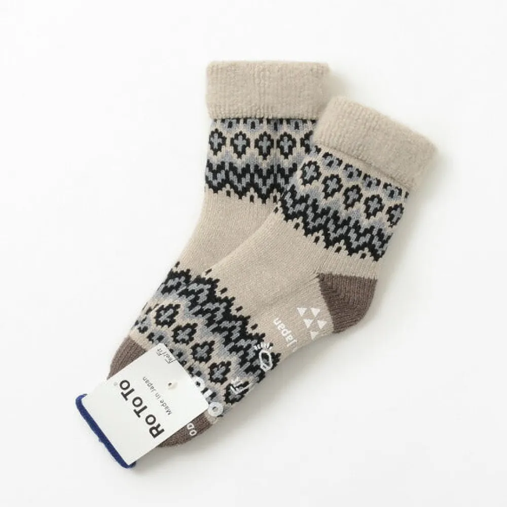 ROTOTO Socks^/ R1260 Comfy Room Socks NORDIC