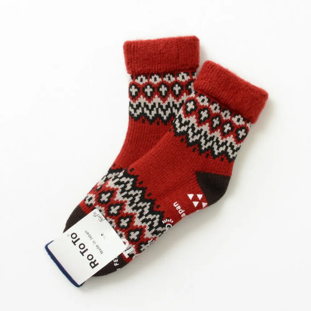 ROTOTO Socks^/ R1260 Comfy Room Socks NORDIC