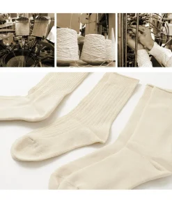 ROTOTO Socks^/ R1123 Daily 3 pack socks natural