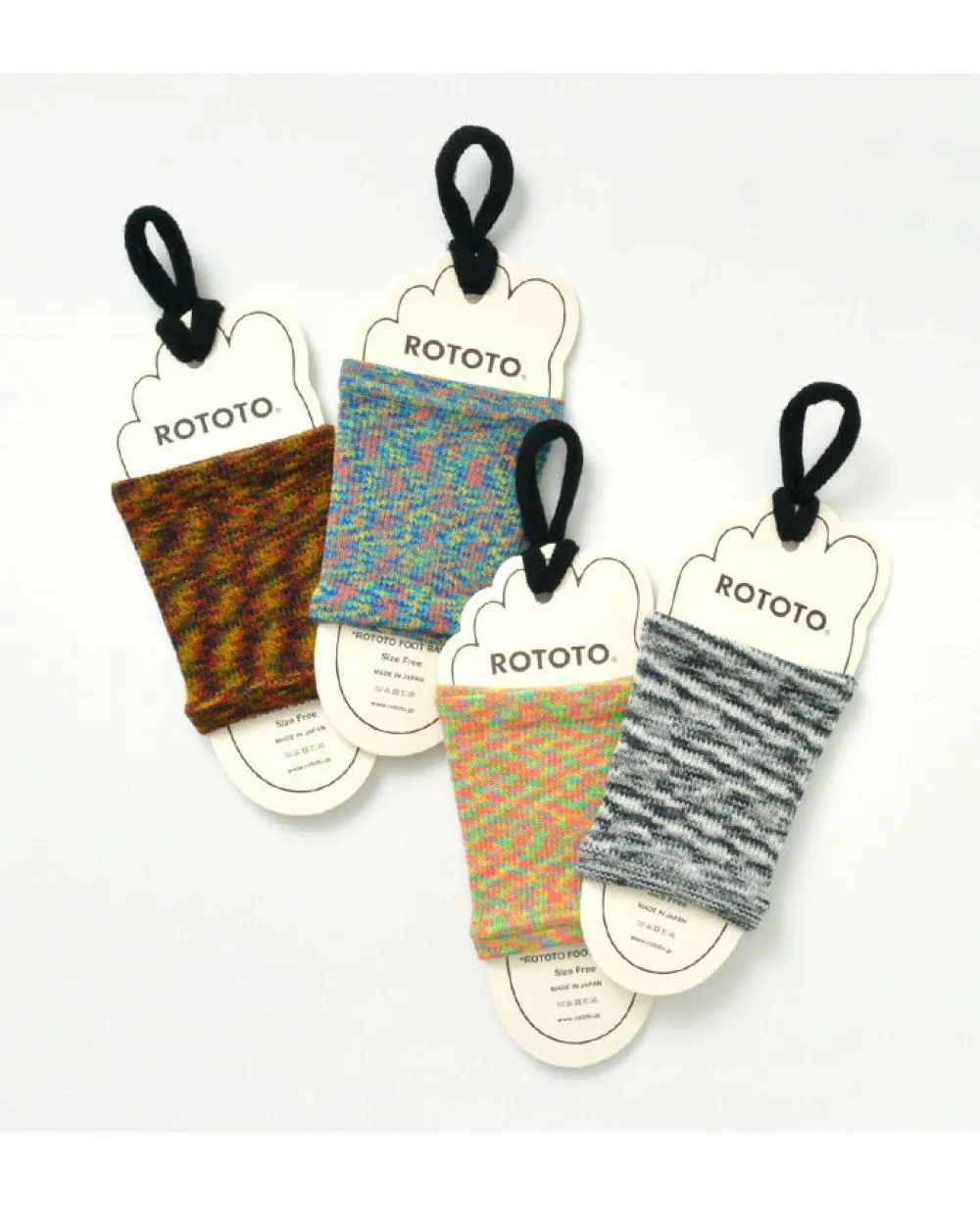 ROTOTO Socks^/ R1142 foot band Kasuri