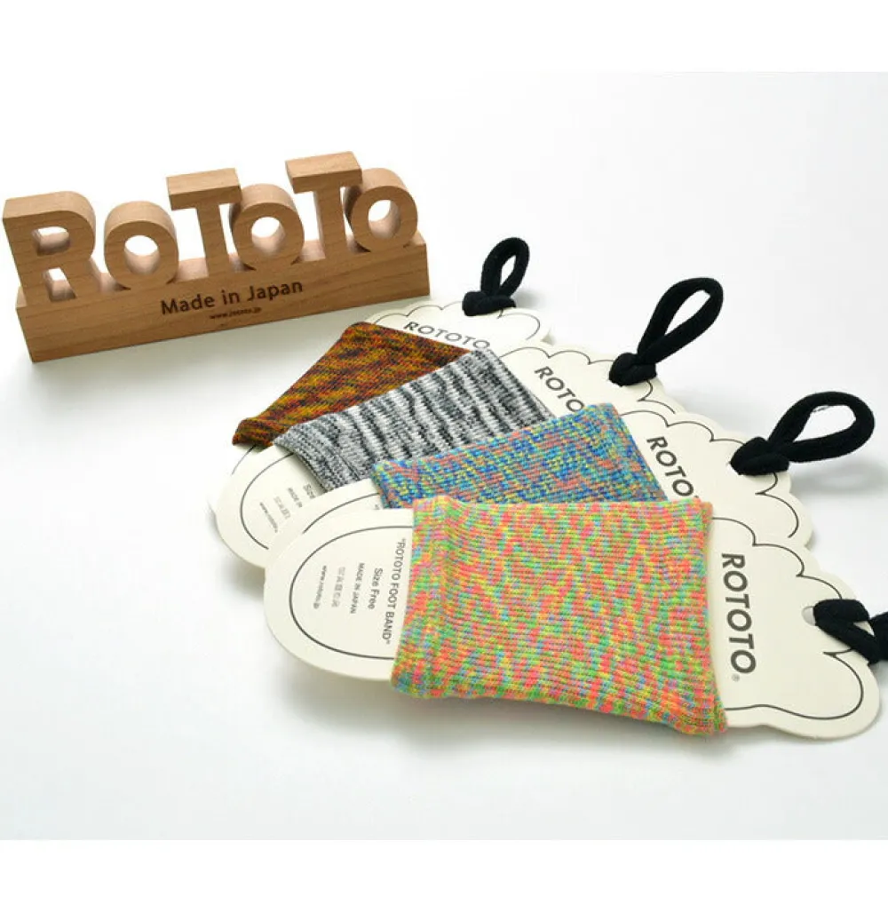 ROTOTO Socks^/ R1142 foot band Kasuri