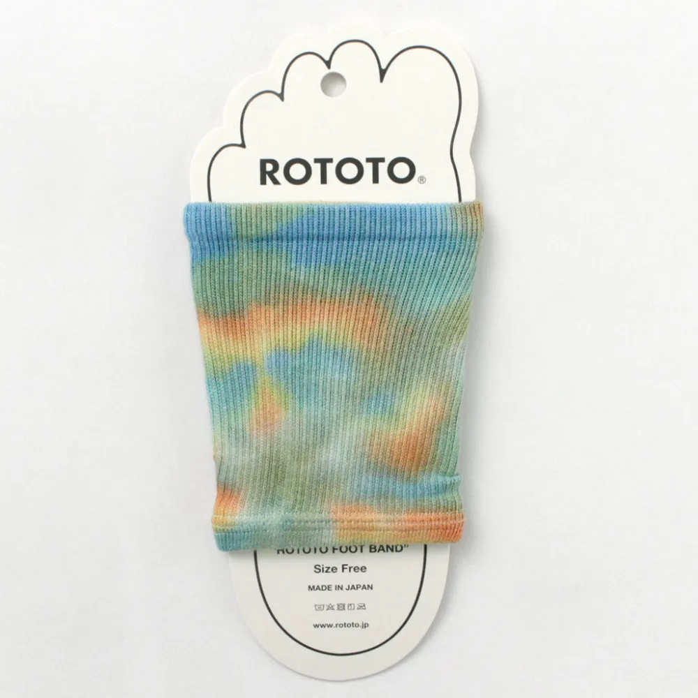 ROTOTO Socks^/ R1314 Foot Band Tie Dye