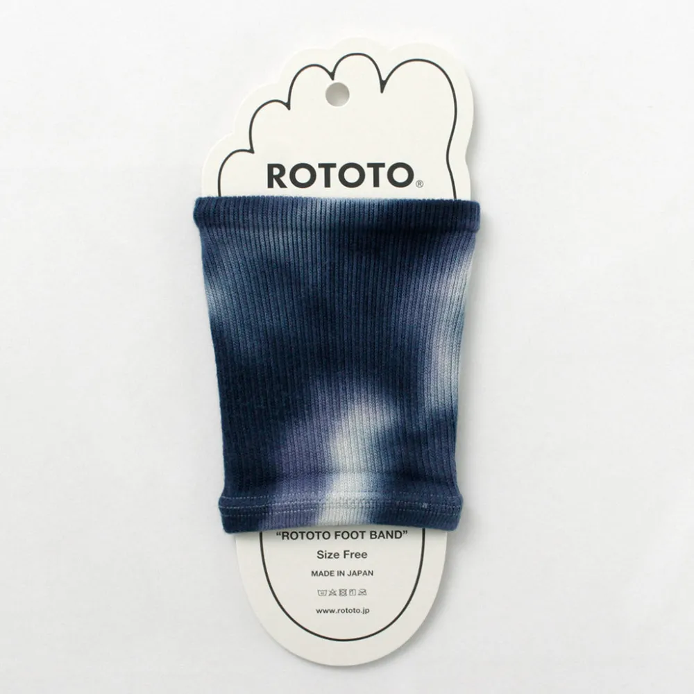 ROTOTO Socks^/ R1314 Foot Band Tie Dye