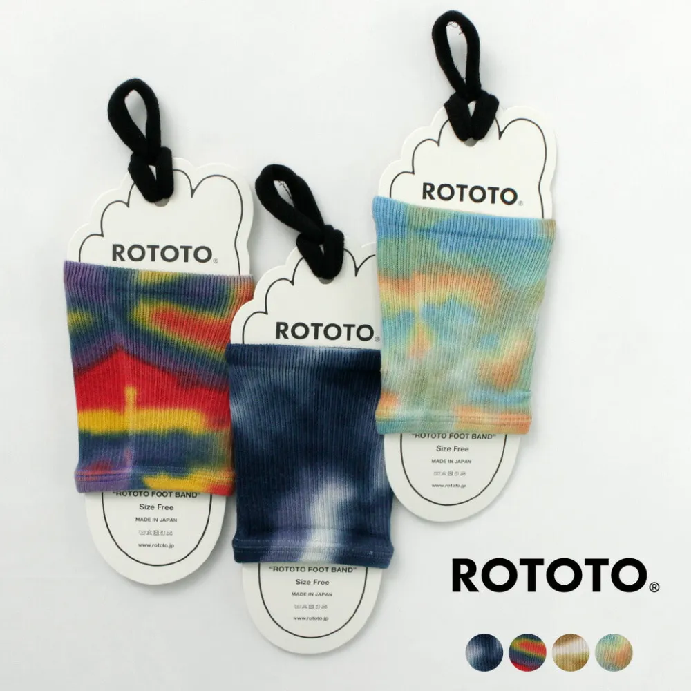 ROTOTO Socks^/ R1314 Foot Band Tie Dye