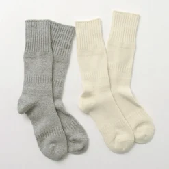 ROTOTO Socks^/ R1378 Gandy pattern crew socks