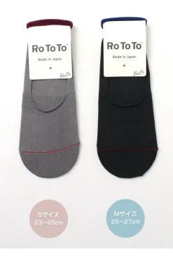 ROTOTO Socks^/ R1082 High gauge foot cover socks