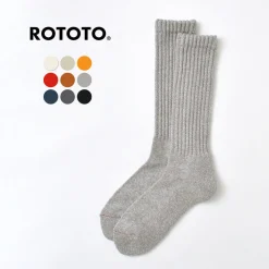 ROTOTO Socks^/ R1334 Loose pile crew socks