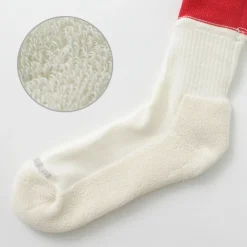 ROTOTO Socks^/ R1421 Organic cotton double layer crew socks