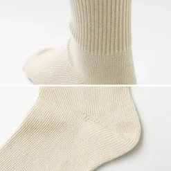 ROTOTO Socks^/ R1427 Organic Daily 3 Pack Ribbed Crew Socks