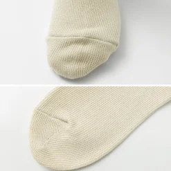 ROTOTO Socks^/ R1427 Organic Daily 3 Pack Ribbed Crew Socks