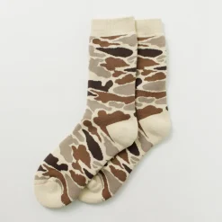 ROTOTO Socks^/ R1339 Pile camo crew socks