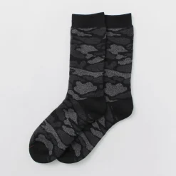 ROTOTO Socks^/ R1339 Pile camo crew socks