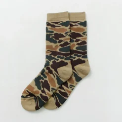 ROTOTO Socks^/ R1339 Pile camo crew socks
