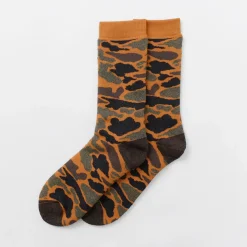 ROTOTO Socks^/ R1339 Pile camo crew socks