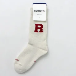 ROTOTO Socks^/ Raffy Sweat Socks R Logo