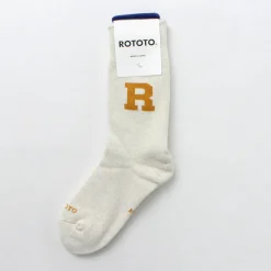ROTOTO Socks^/ Raffy Sweat Socks R Logo