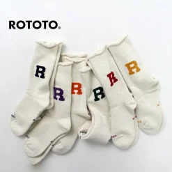 ROTOTO Socks^/ Raffy Sweat Socks R Logo