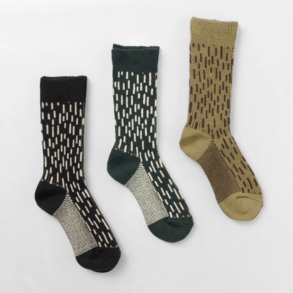 ROTOTO Socks^/ Raindrop Crew Socks