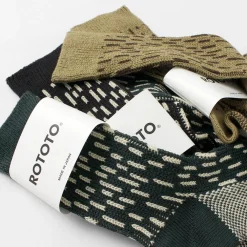 ROTOTO Socks^/ Raindrop Crew Socks