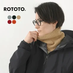 ROTOTO Scarfs^/ Seamless Neck Warmer Merino Optimo and Cashmere