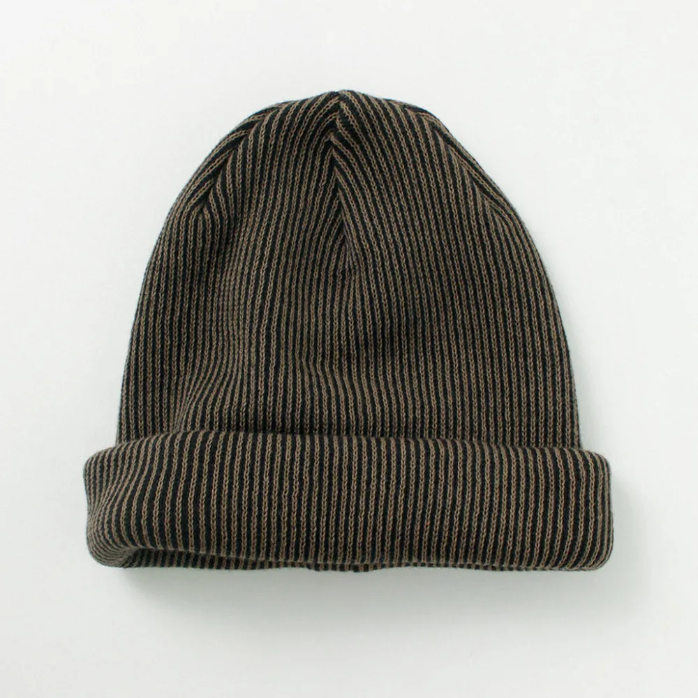 ROTOTO Hats^/ Super soft 2-way beanie Stripe