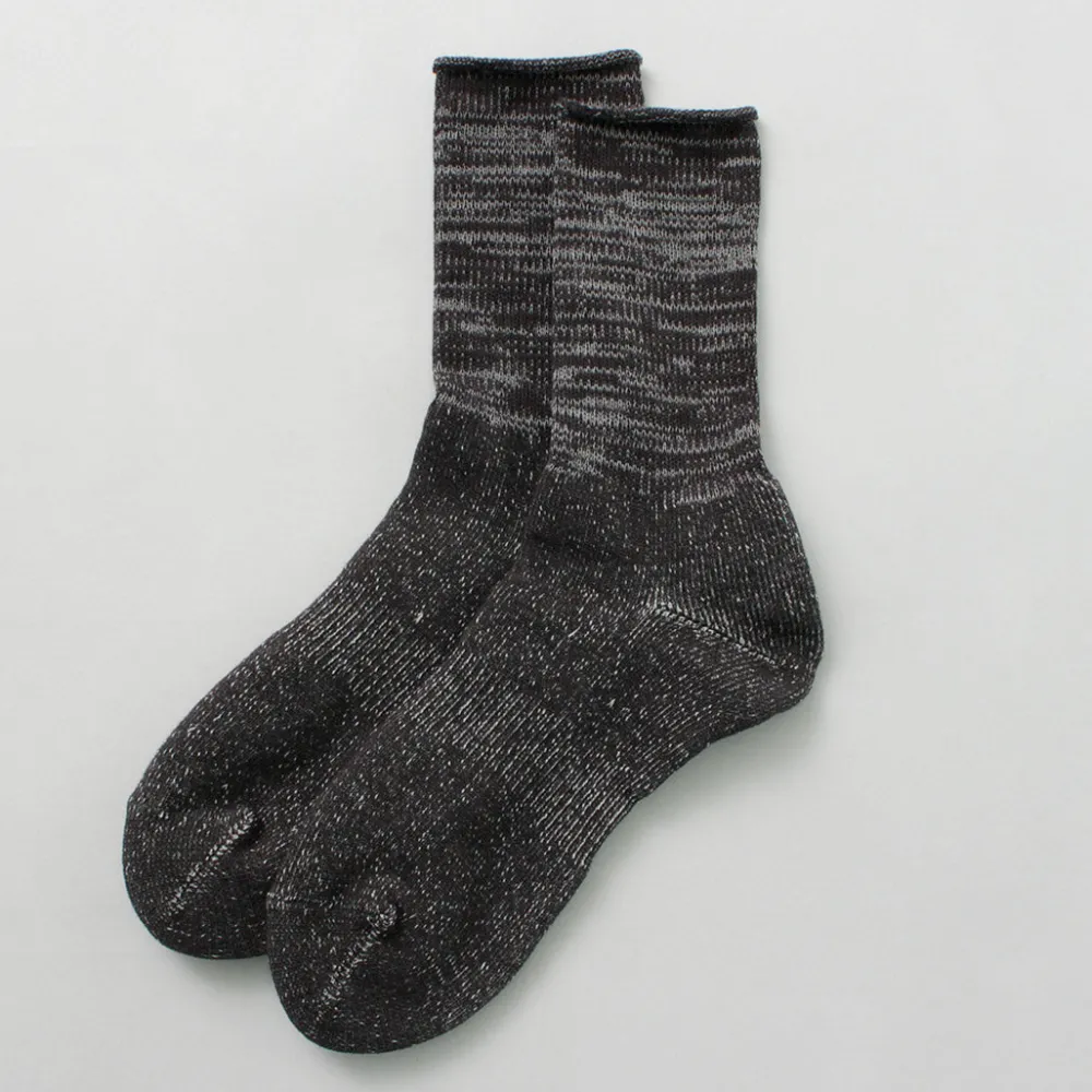 ROTOTO Socks^/ WASHI pile crew socks