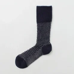ROTOTO Socks^/ Woolen Jacquard Crew Socks Popcorn