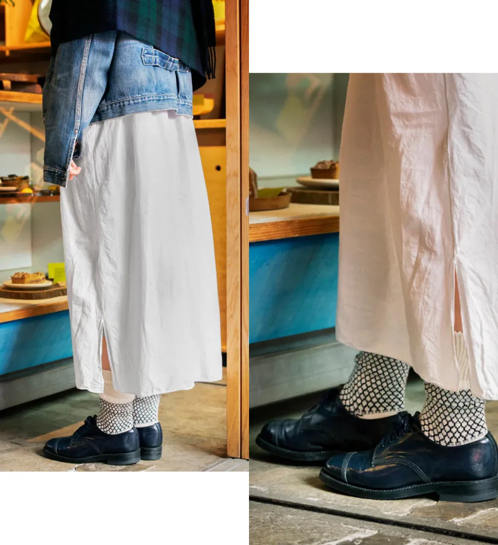 ROTOTO Socks^/ Woolen Jacquard Crew Socks Popcorn