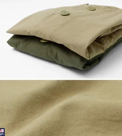 ROYAL NAVY Coats^/ Snow camo collarless overcoat