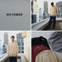 RYE TENDER Knits^/ Fulton Raglan Knit Sweatshirt