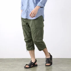 SAGE DE CRET Trousers^/ Cropped Cargo Pants olive