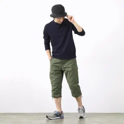 SAGE DE CRET Trousers^/ Cropped Cargo Pants olive