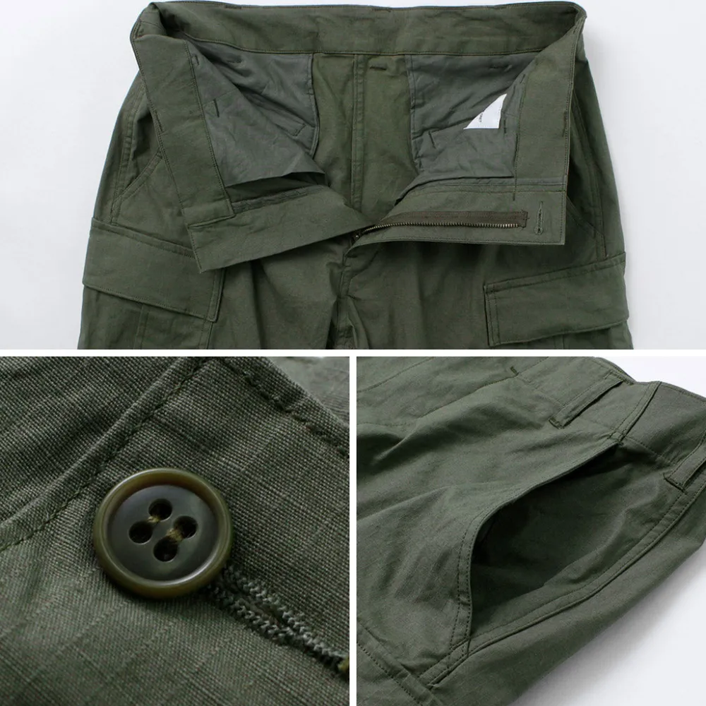 SAGE DE CRET Trousers^/ Cropped Cargo Pants olive