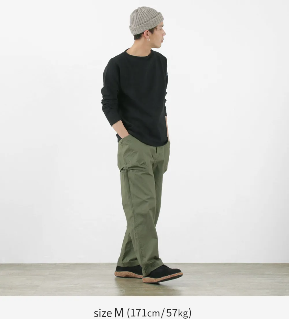 SAGE DE CRET Work Pants & Chinos^/ Ripstop stretch peg top work pants olive